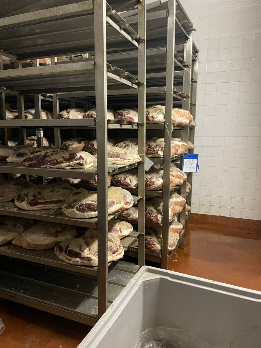 Cella frigorifera industriale per lo stoccaggio di prodotti